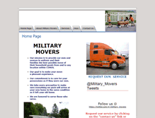 Tablet Screenshot of militarymovers.com